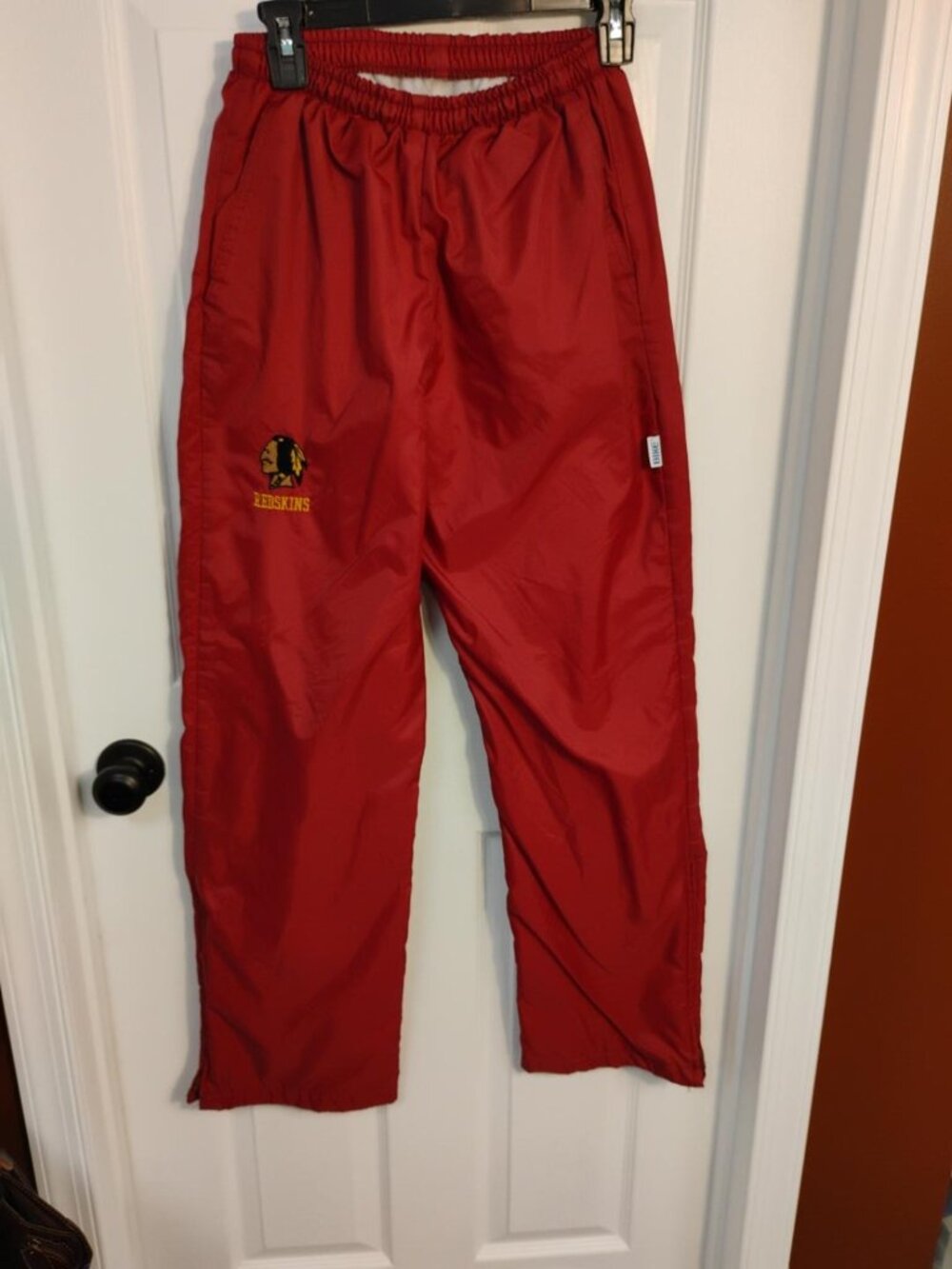 Vintage BIKE Washington Redskins Lined Wind Pants USA Men’s Medium